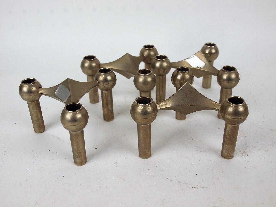 Set of 4-3 lite Fritz Nagel stacking candle holders (1 of 2)