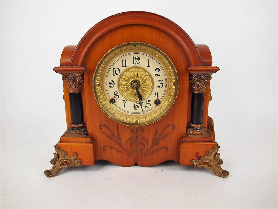Seth Thomas mantle clock, 11"h (1 of 1)