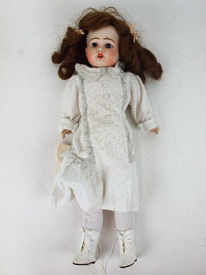 French bisque head doll with paperweight eyes, French (1 of 1)