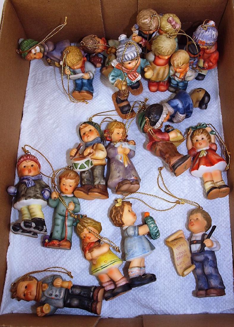 Hummel lot of 18 Christmas ornament figures (1 of 1)