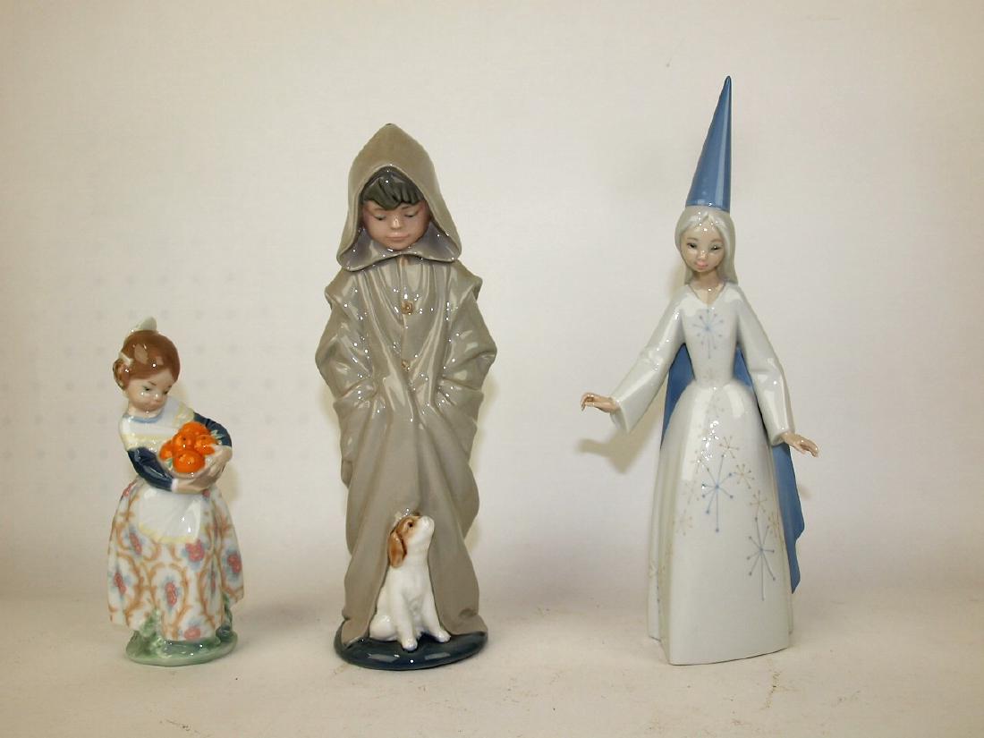 Lladro lot of 3 figures: 6 1/2" to 11" (1 of 1)