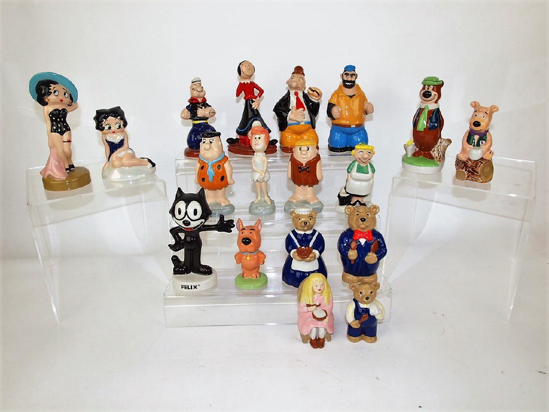 Wade porcelain lot of 18 figures: 2 Betty Boop, Popeye, (1 of 1)