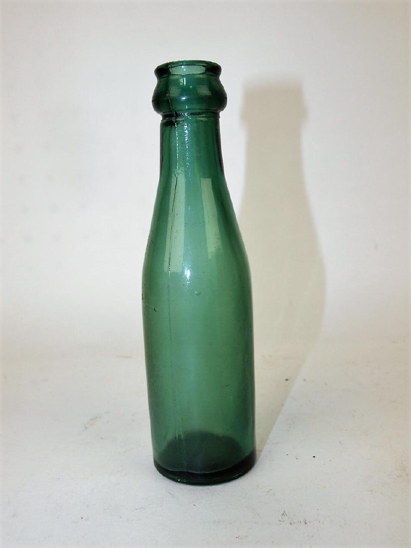 Early New England green glass bottle, 6 1/2" (1 of 1)