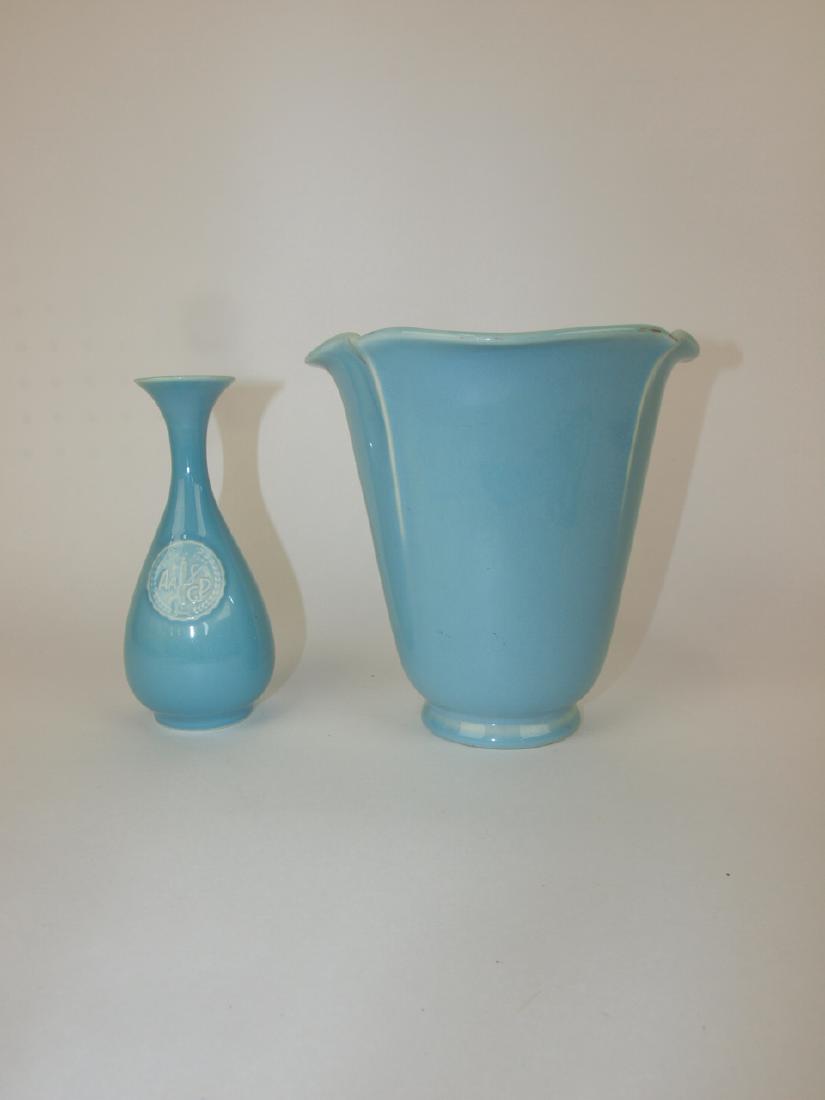 Rookwood lot of 2 vases: 6 3/4" & 7": Rookwood lot of 2 vases: 6 3/4" & 7"
