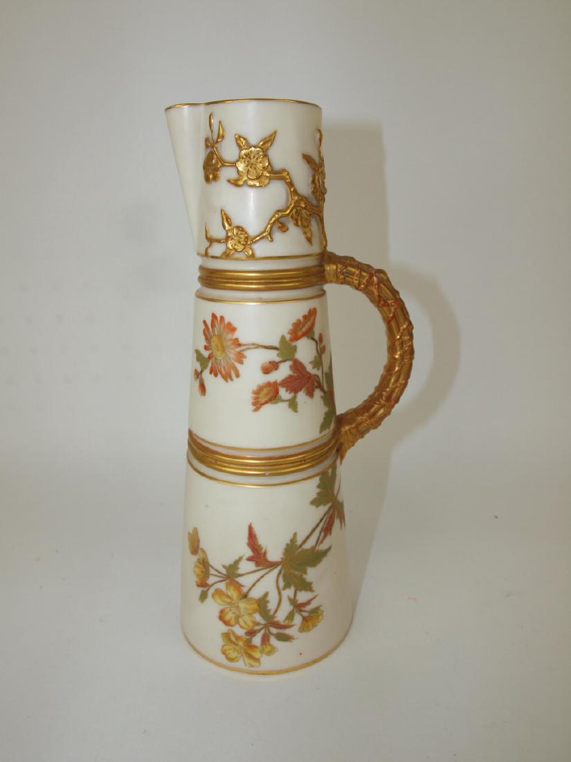 Royal Worcester Aesthetic movement ewer, 9 3/4" (1 of 1)