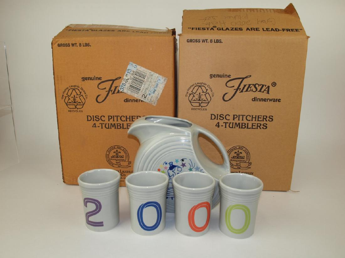 Fiesta Post 86 gray 5 piece beverage set and Millenium (1 of 1)