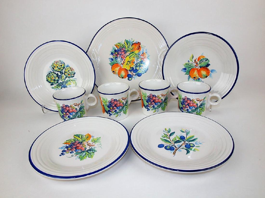 Fiesta Post 86 9 piece floral cake set (1 of 1)