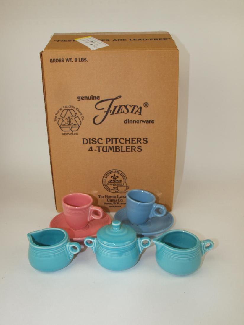 Fiesta Post 86 2001 Bloomies beverage set NIB and 5 (1 of 1)
