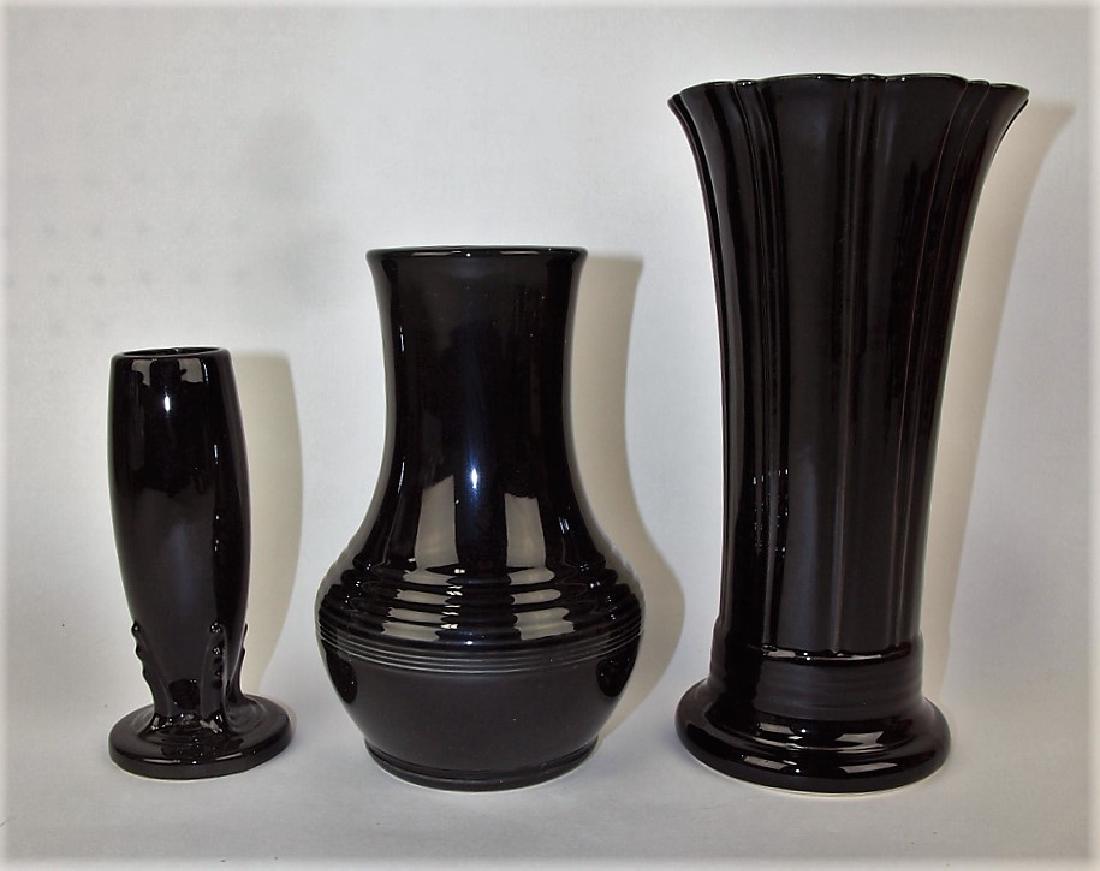 Fiesta Post 86 lot of 3 vases: Fiesta Post 86 lot of 3 vases