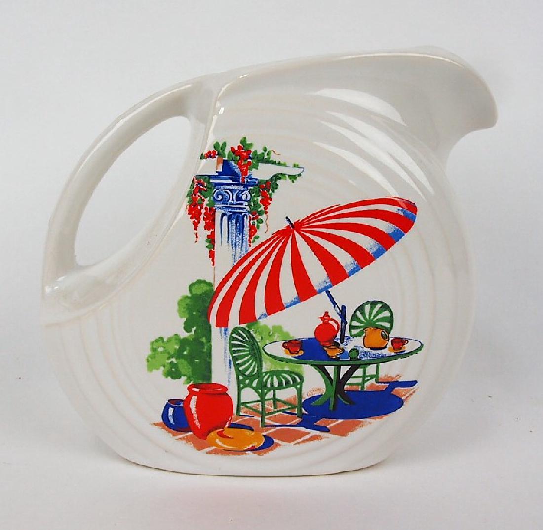 Fiesta Post 86 Sunporch disk juice pitcher (1 of 1)
