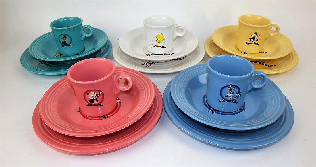 Fiesta Post 86 Warner Bros. lot of 5-3 piece place (1 of 1)