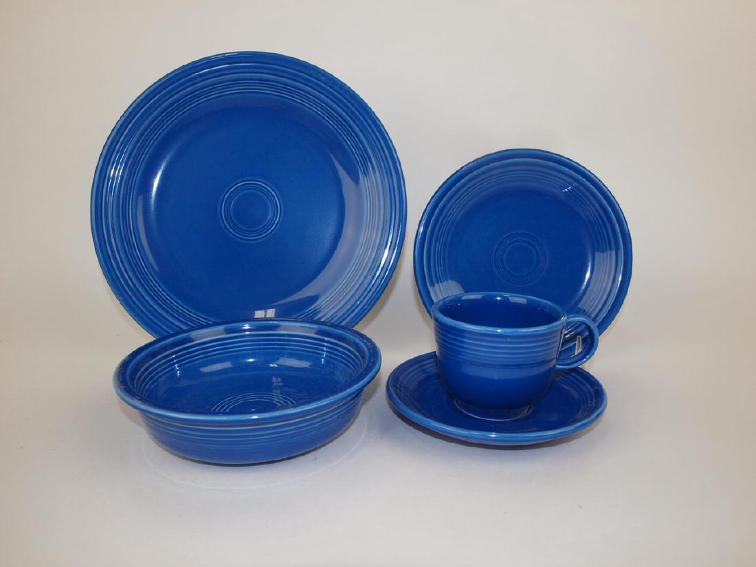 Fiesta Post 86 sapphire 5 piece place setting, NIB (1 of 1)