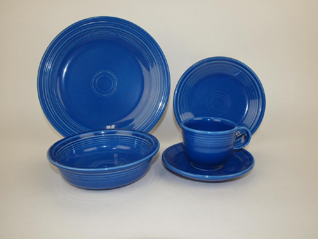 Fiesta Post 86 sapphire 5 piece place setting, NIB (1 of 1)
