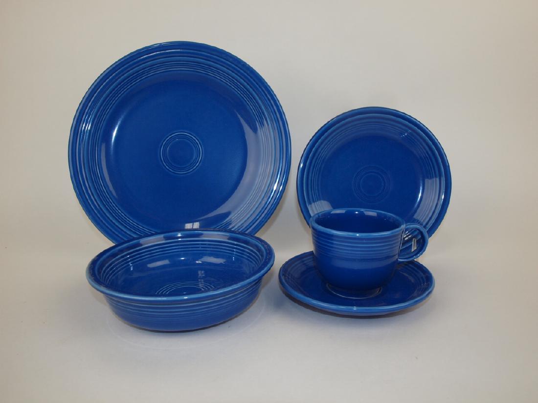 Fiesta Post 86 sapphire 5 piece place setting, NIB (1 of 1)