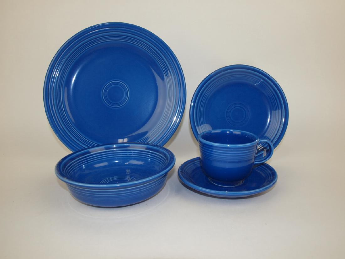 Fiesta Post 86 sapphire 5 piece place setting, NIB (1 of 1)