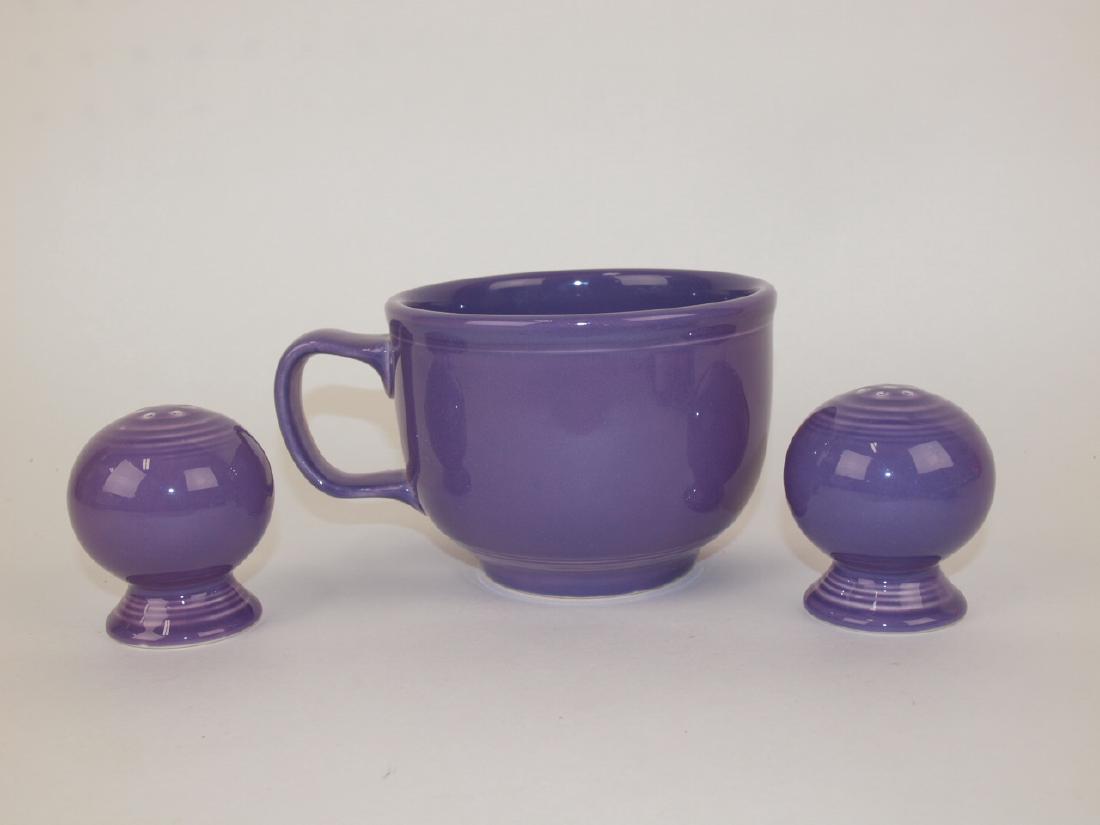 Fiesta Post 86 lilac pair salt & pepper shakers and (1 of 1)