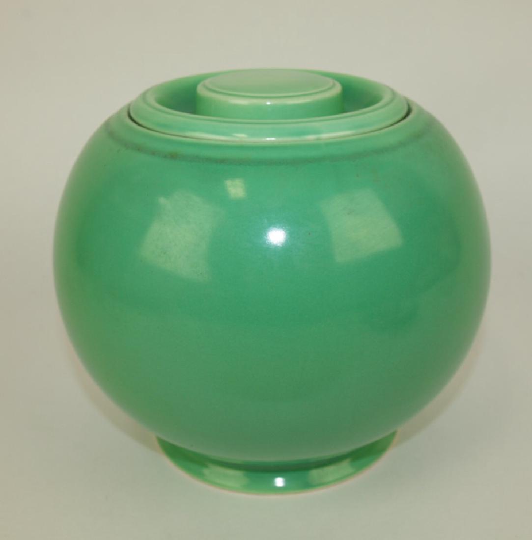 Fiesta Kitchen Kraft green medium covered jar (1 of 1)