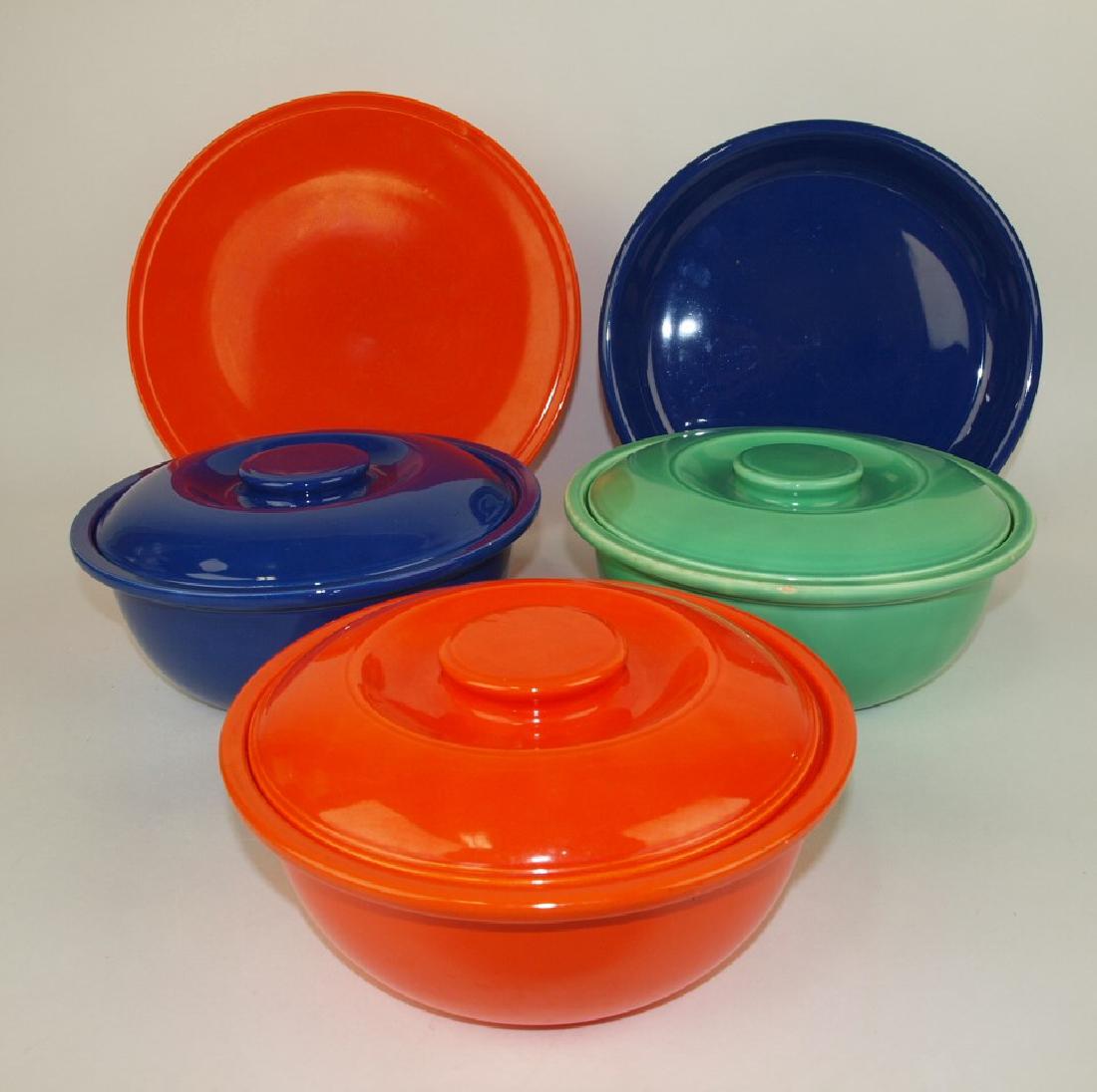 Fiesta Kitchen Kraft lot of 3 casseroles (wear), red (1 of 1)