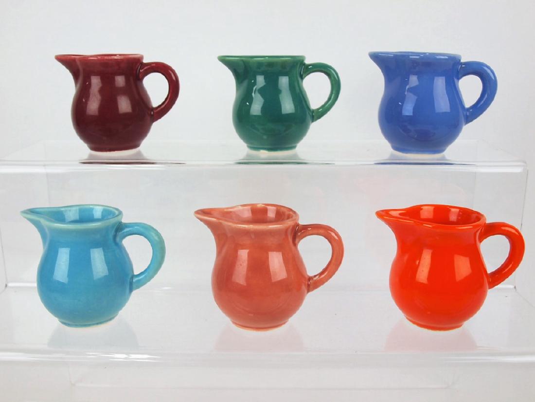 Fiesta Harlequin lot of 6 individual creamers: Fiesta Harlequin lot of 6 individual creamers