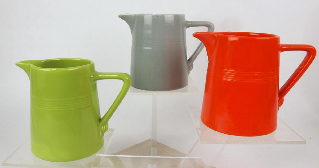 Fiesta Harlequin 22 oz. jug group: red, gray, (1 of 1)