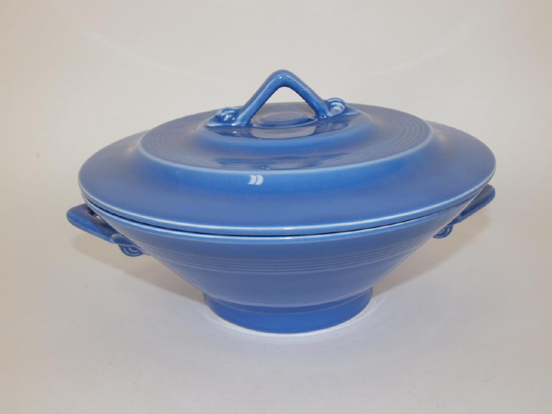 Fiesta Harlequin casserole, mauve blue: Fiesta Harlequin casserole, mauve blue