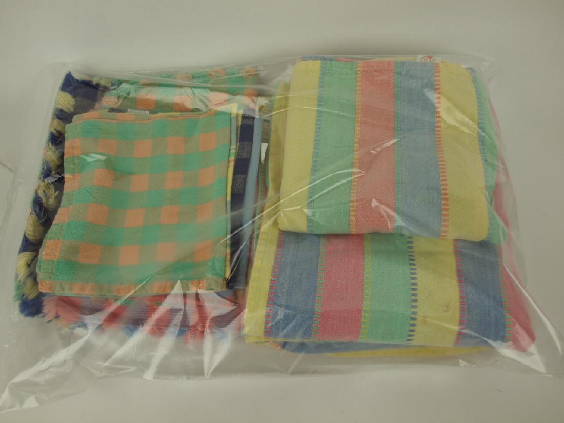 Fiesta lot of linens and Huxford 10th photo and poster: Fiesta lot of linens and Huxford 10th photo and poster