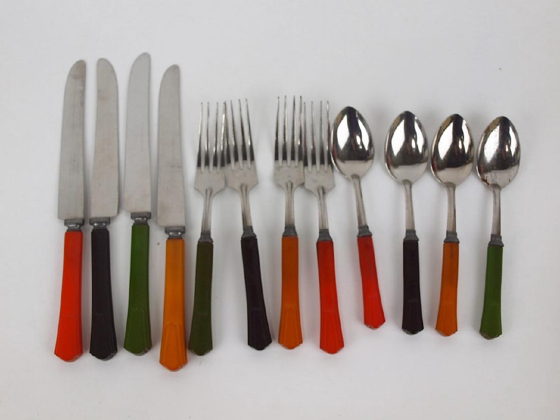 Fiesta go-along Bakelite flatware 3 piece place (1 of 1)