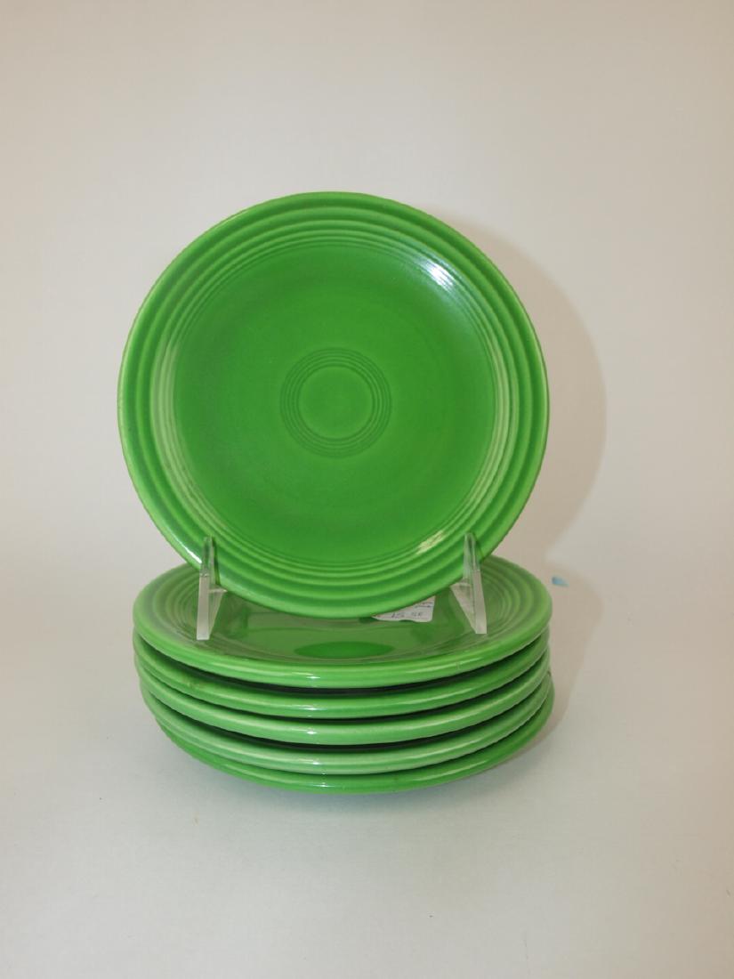 Fiesta 6" plate group: 6 medium green (1 of 1)