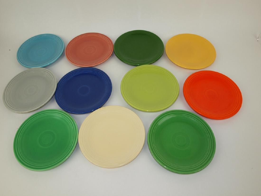 Fiesta 6" plate group, all 11 colors: Fiesta 6" plate group, all 11 colors