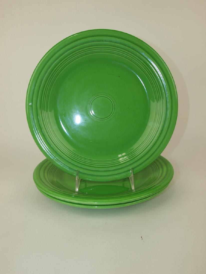 Fiesta 10" plate group, 3 medium green (1 of 1)