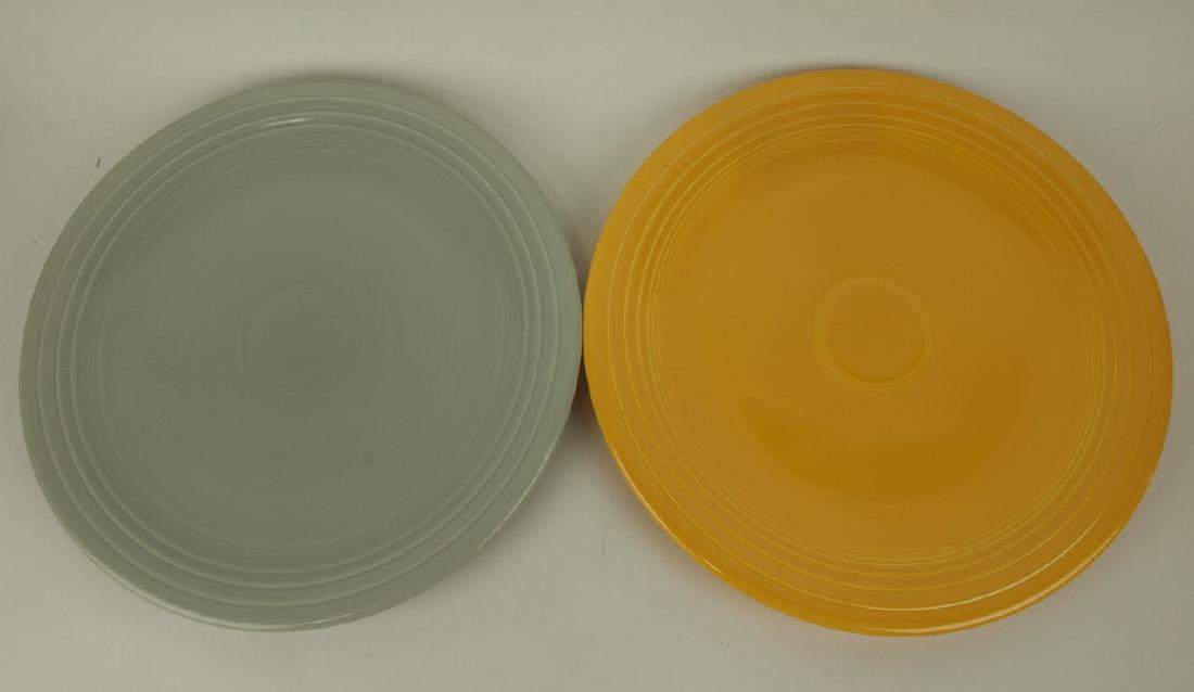 Fiesta 15" chop plate group, gray & yellow (1 of 1)
