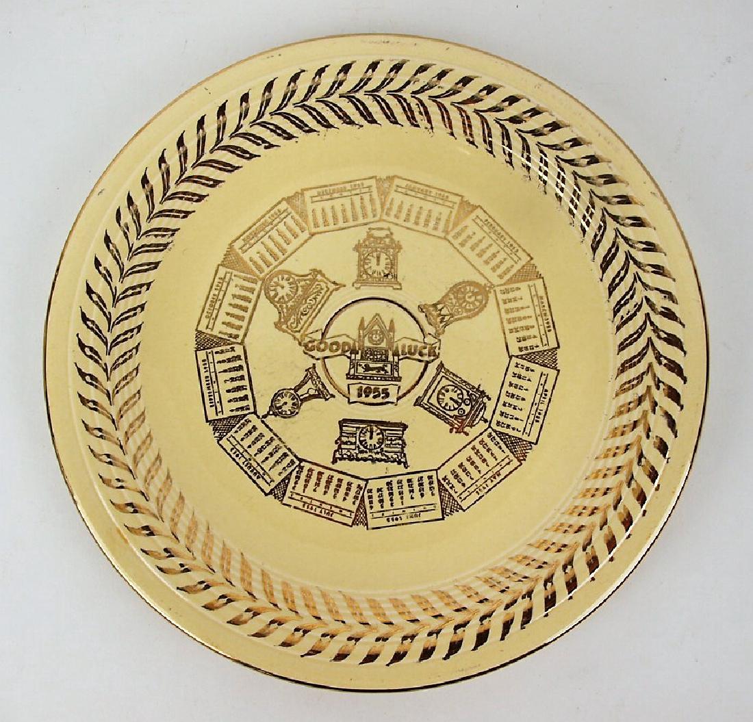 Fiesta 1955 ivory calendar plate (1 of 1)