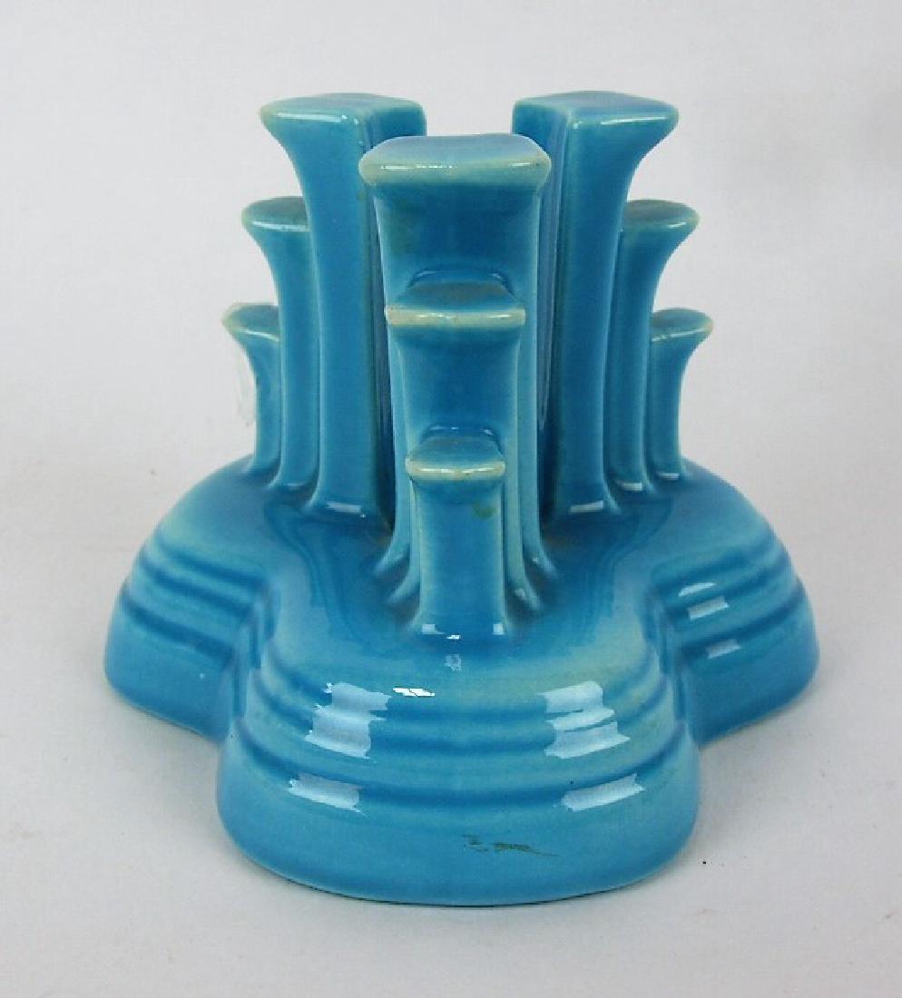 Fiesta tripod candleholders, single, turquoise: Fiesta tripod candleholders, single, turquoise