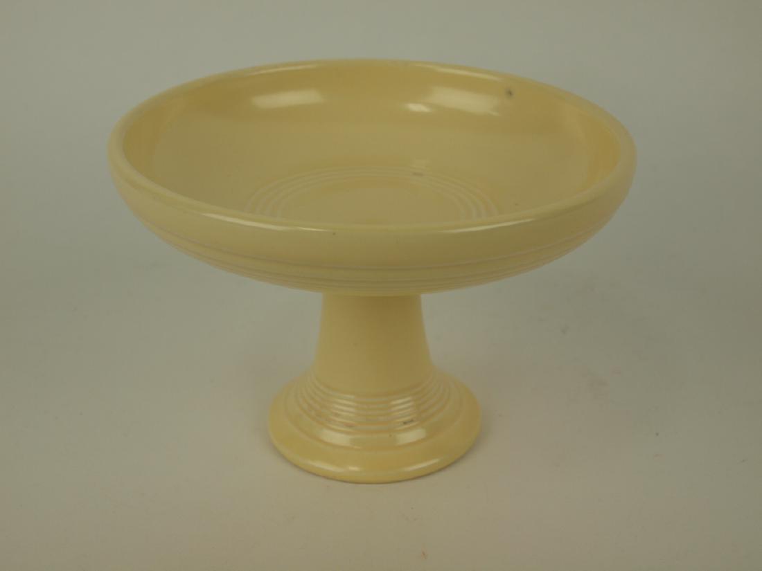 Fiesta sweets compote, ivory, marked HLC, glaze (1 of 1)