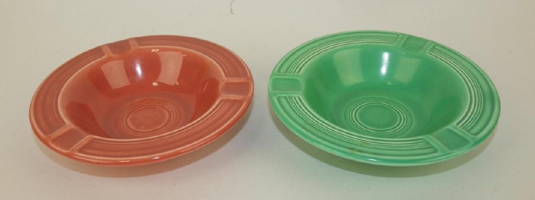 Fiesta ashtray group: green & rose (1 of 1)
