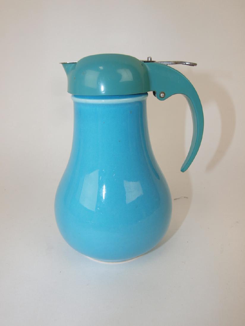 Fiesta syrup ptcher, turquoise (1 of 1)