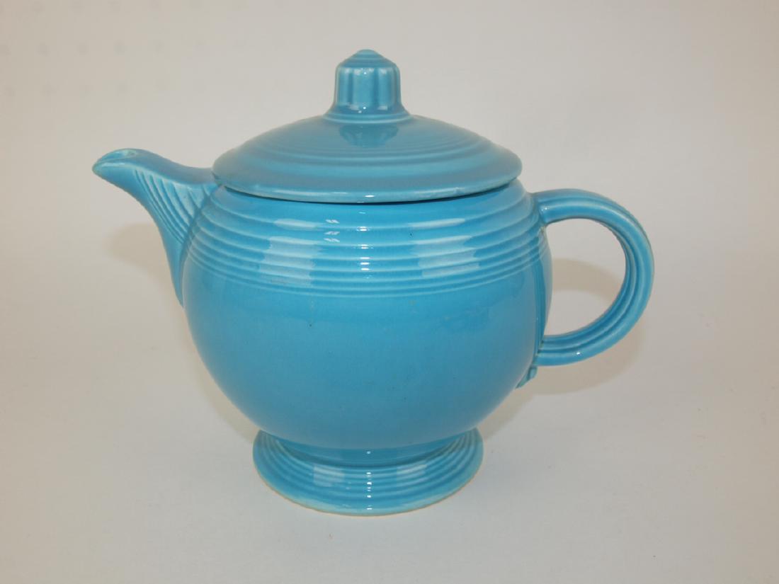 Fiesta medium teapot, turquoise (1 of 1)