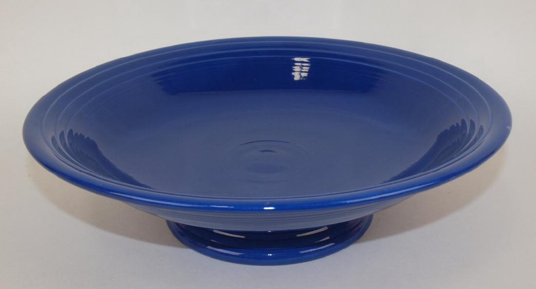 Fiesta 12" comport, cobalt, rim nick (1 of 1)