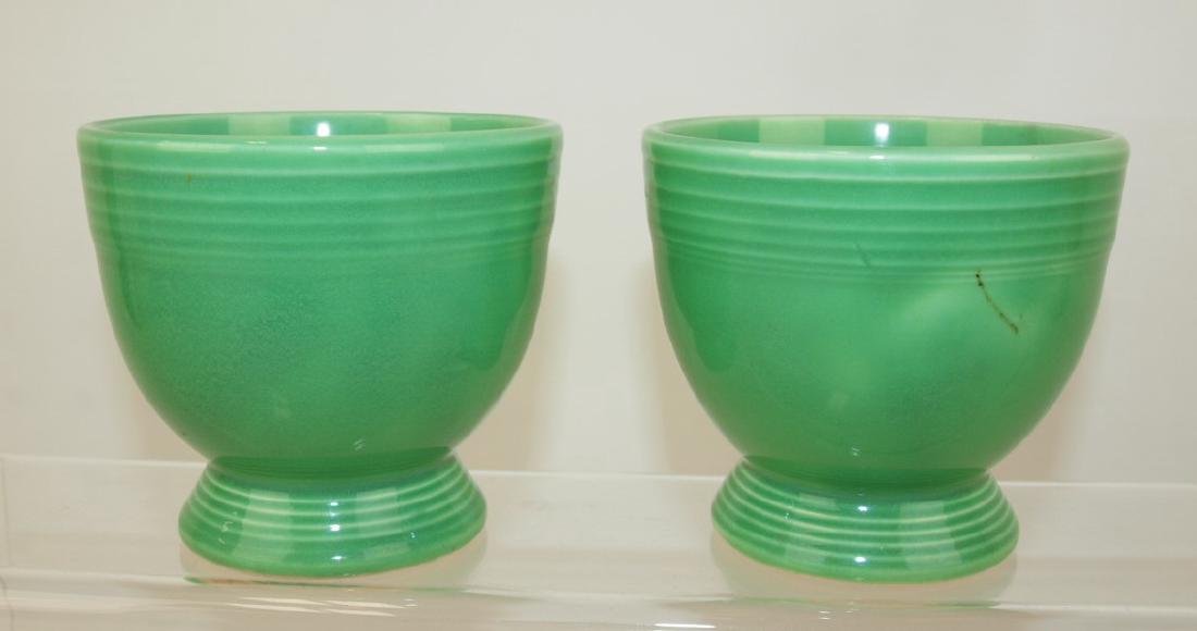 Fiesta egg cups, 2 green (1 of 1)