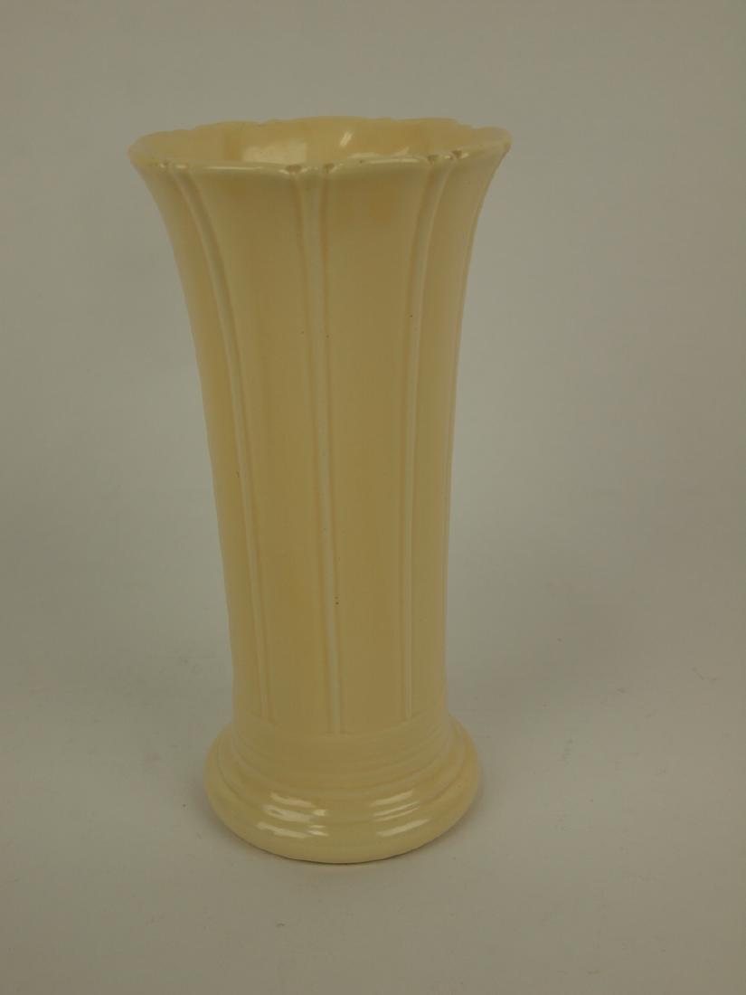 Fiesta 8" flower vase,  ivory (1 of 1)