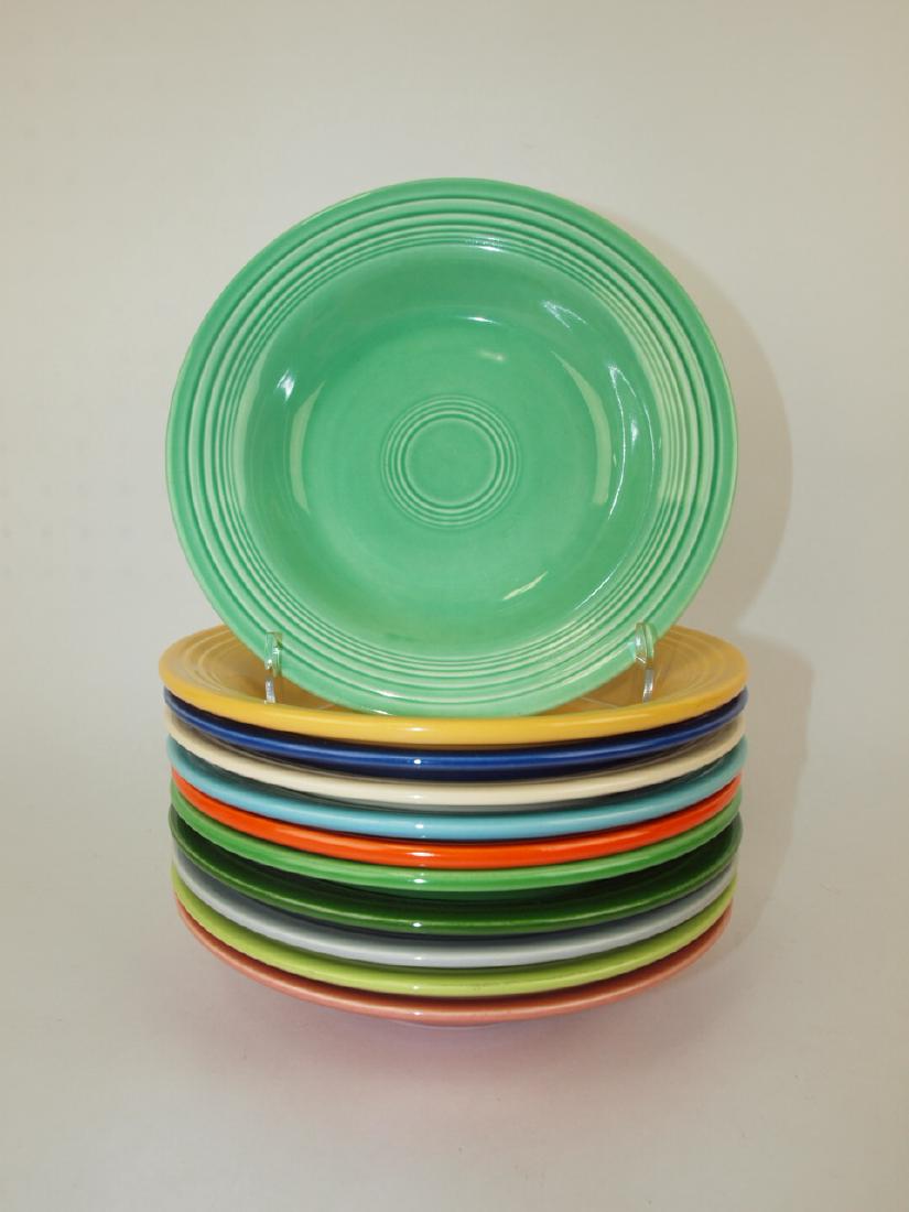 Fiesta deep plate group, all 11 colors (1 of 1)