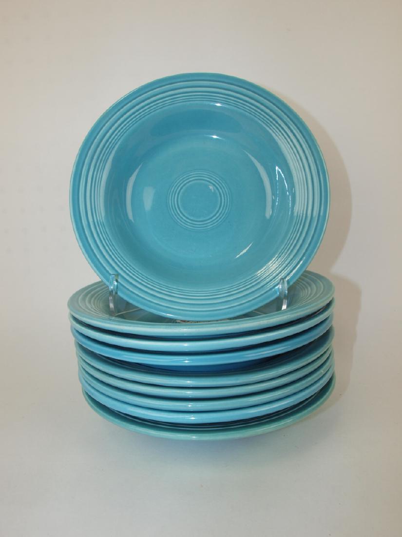 Fiesta deep plate group: 9 turquoise (1 of 1)