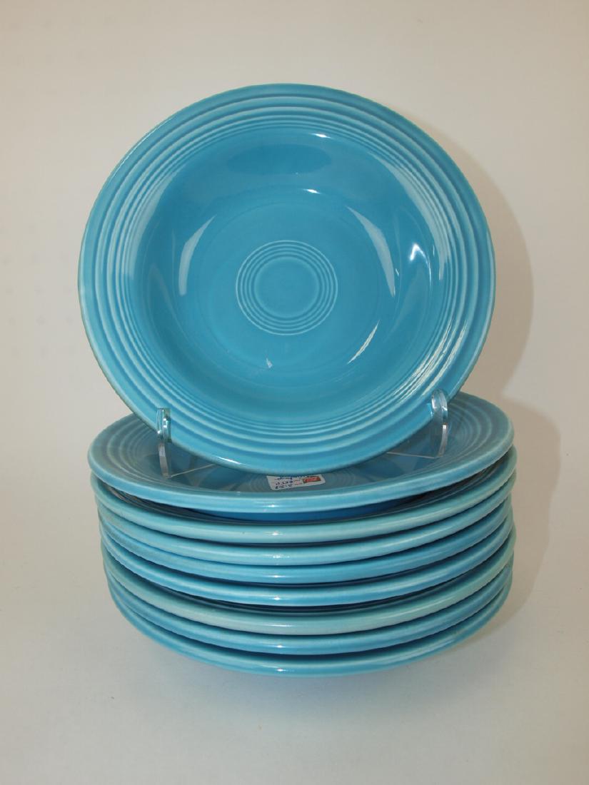 Fiesta deep plate group: 9 turquoise (1 of 1)