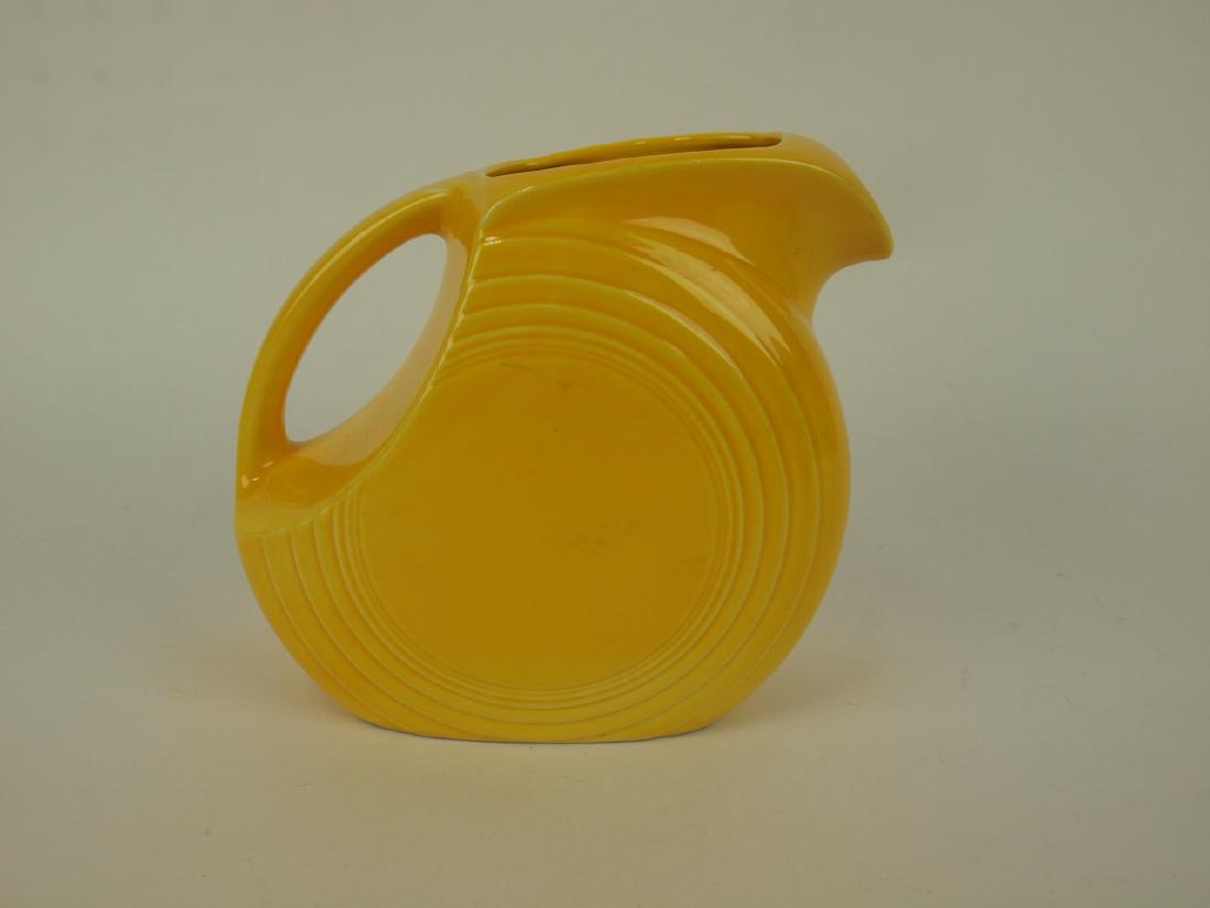 Fiesta disk pitcher, Harlequin yellow (1 of 1)