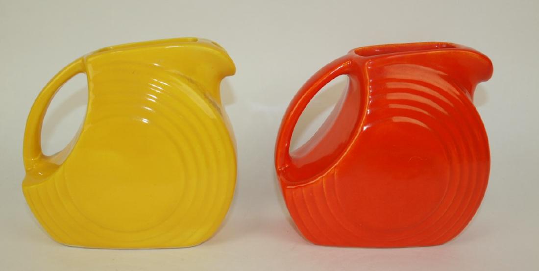 Bauer Pottery ring ware red and yellow disk juice (1 of 1)