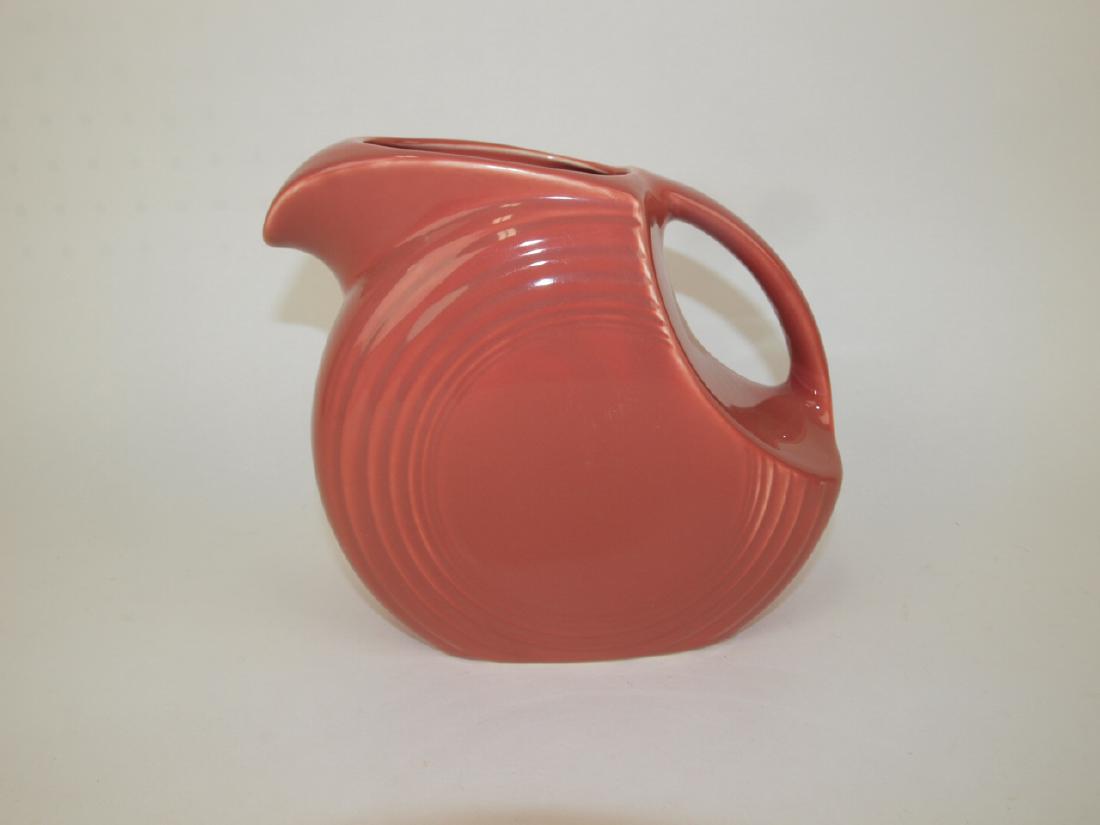 Fiesta disk water pitcher, rose (1 of 1)