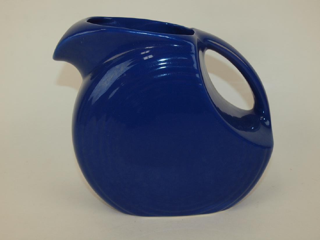 Fiesta disk water pitcher, cobalt (1 of 1)