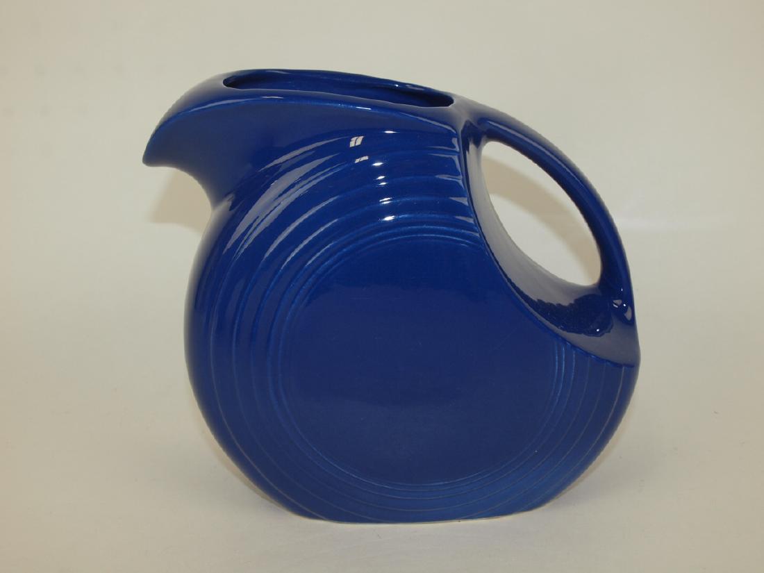 Fiesta disk water pitcher, cobalt (1 of 1)