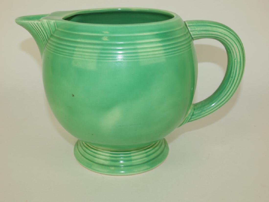 Fiesta ice lip pitcher, green (1 of 1)