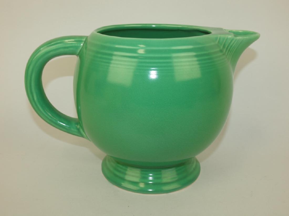 Fiesta ice lip pitcher, green (1 of 1)